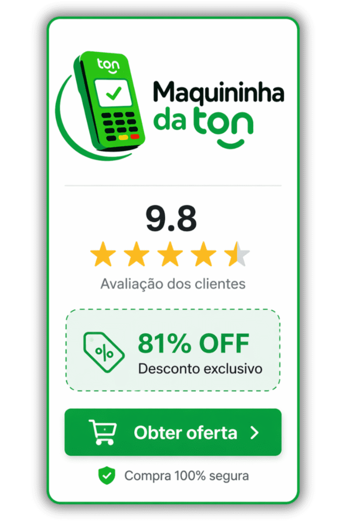 Maquininha da Ton img suspensa