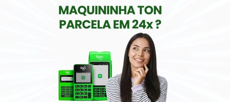 maquininha ton parcela em 24x