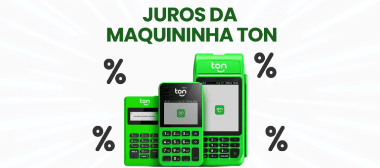 mostrando juros da maquininha ton